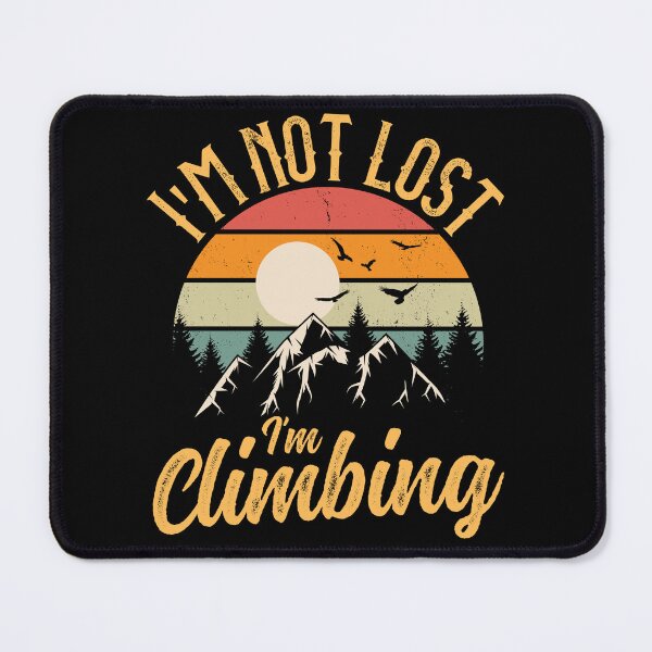 Item preview, Funny Camping Hike Vintage Sunset I'm Not Lost I'm Climbing designed and sold by ohmier.