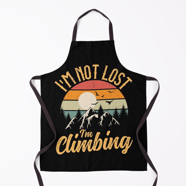Item preview, Funny Camping Hike Vintage Sunset I'm Not Lost I'm Climbing designed and sold by ohmier.