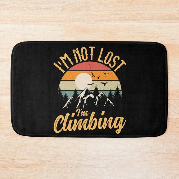 Item preview, Funny Camping Hike Vintage Sunset I'm Not Lost I'm Climbing designed and sold by ohmier.