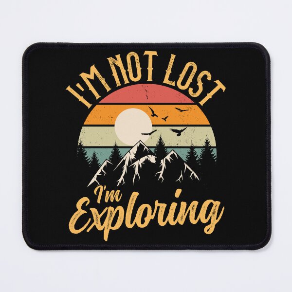 Item preview, Funny Camping Hike Vintage Sunset I'm Not Lost I'm Exploring designed and sold by ohmier.
