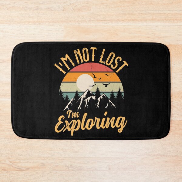 Item preview, Funny Camping Hike Vintage Sunset I'm Not Lost I'm Exploring designed and sold by ohmier.