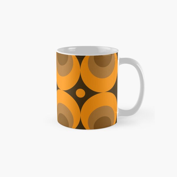 Artikel-Vorschau von orange abstraktes geometrisches Retro-Design, designt und verkauft von pauloneill-art.