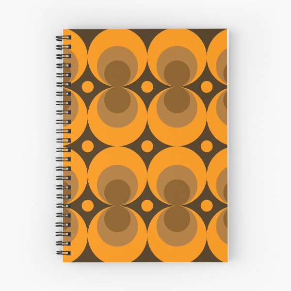 Item preview, orange abstract geometrical retro design designed and sold by pauloneill-art.