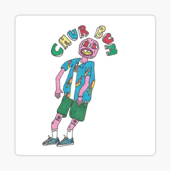 "Tyler The Creator cherry bomb" Sticker by KENMOSE | Redbubble