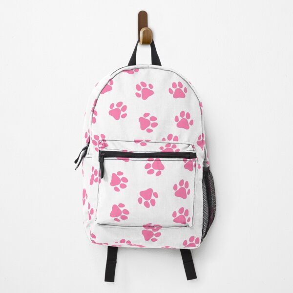 Item preview, Pink Dog Paw Print Pattern designed and sold by patterniastudio.