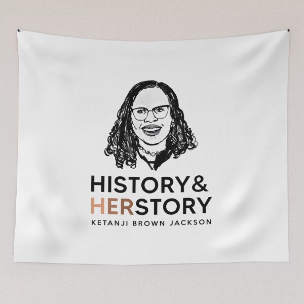Item preview, KBJ History Herstory 1st Black Woman Supreme Court Justice designed and sold by josephpeti.