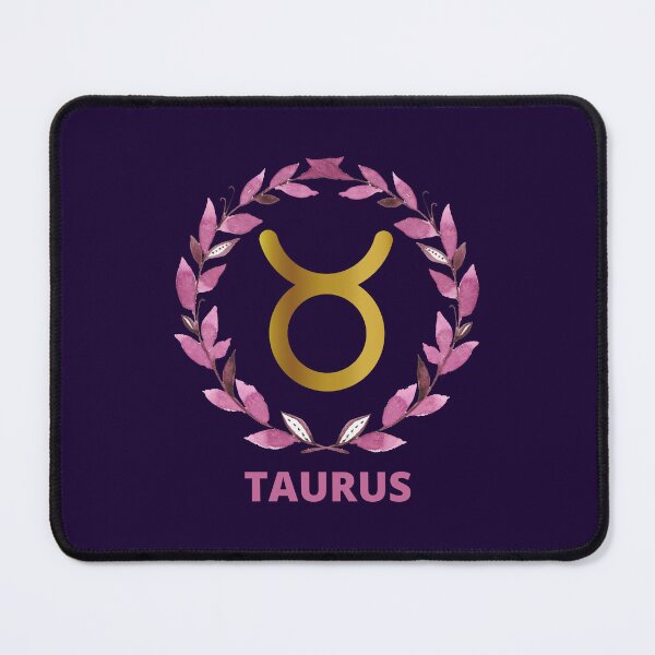 Item preview, Purple Leafy Taurus Zodiac Sign designed and sold by Hellofriendco.