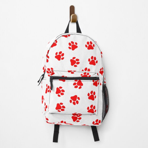 Item preview, Red Dog Paw Print Pattern designed and sold by patterniastudio.