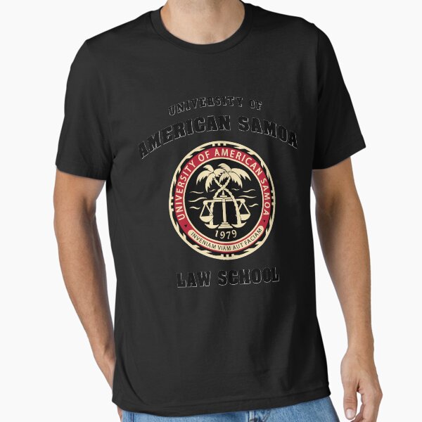 Vista previa del artículo con la obra «BCS - Facultad de Derecho de la Universidad de Samoa Americana Esencial», diseñado y vendido por SharonDaya.