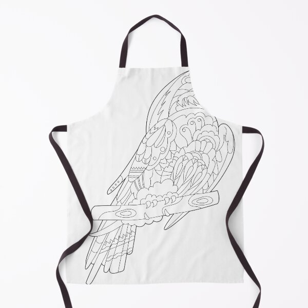 Item preview, Cute parrot. T-shirt print. Style coloring book designed and sold by annatyukhmeneva.