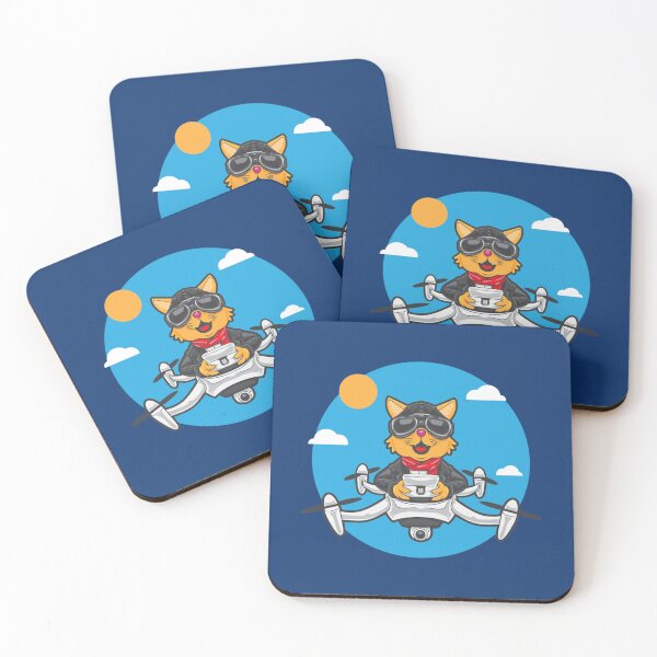 Item preview, Cat Drone Pilot Flying   designed and sold by Violetpouadams.