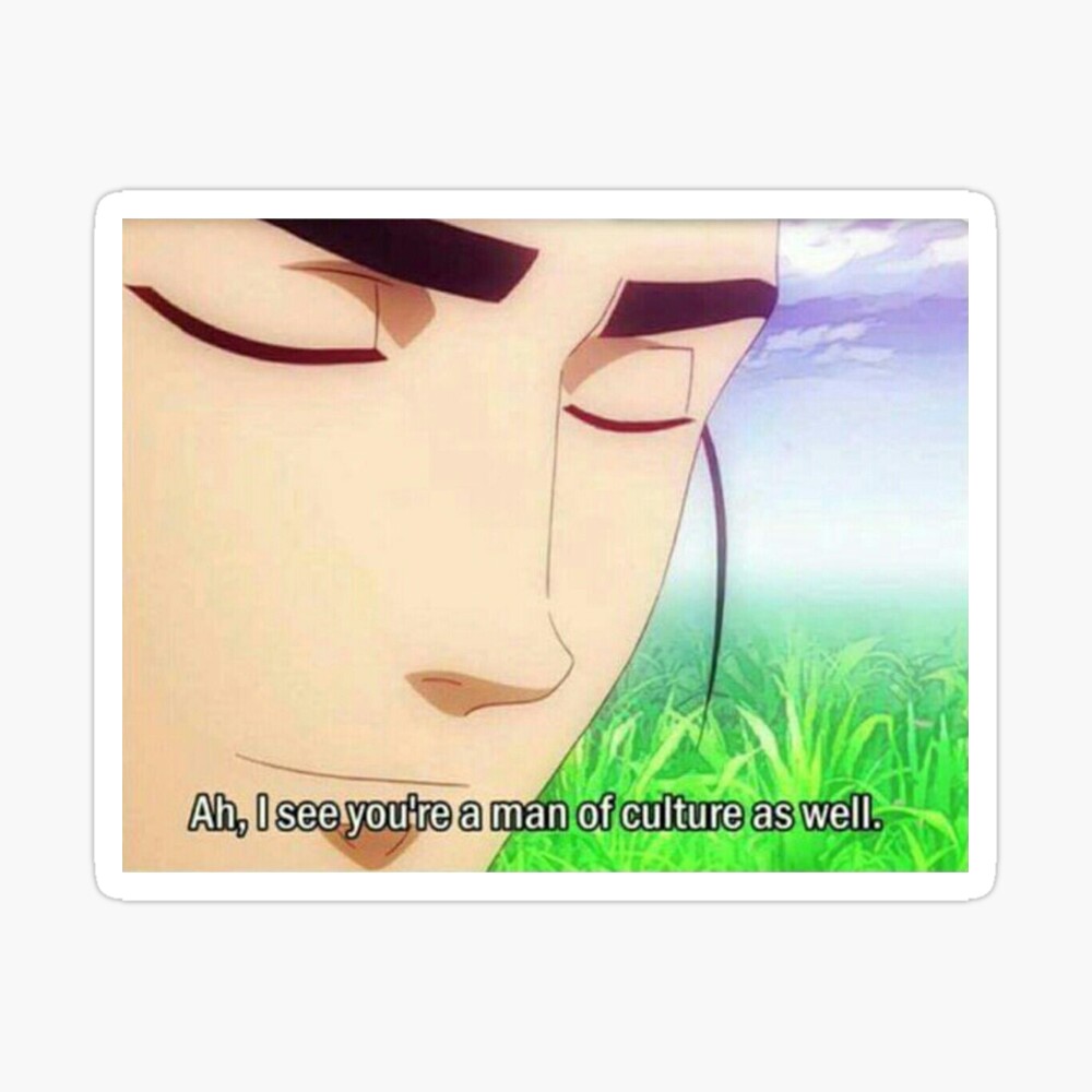 Ah I See You Amp Amp 39 Re Man Of Culture As Well Meme Poster For Sale By Printedpleasure Redbubble