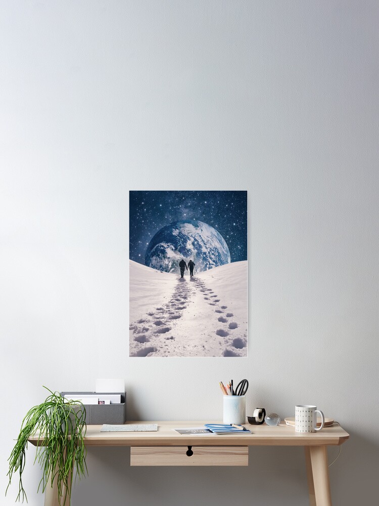 Thumbnail 2 of 3, Poster, Pale Blue Dot designed and sold by buko.
