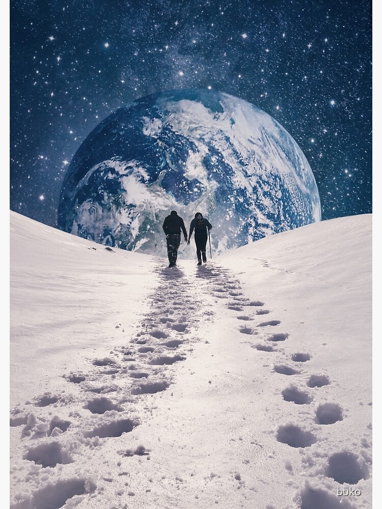 Thumbnail 3 of 3, Poster, Pale Blue Dot designed and sold by buko.
