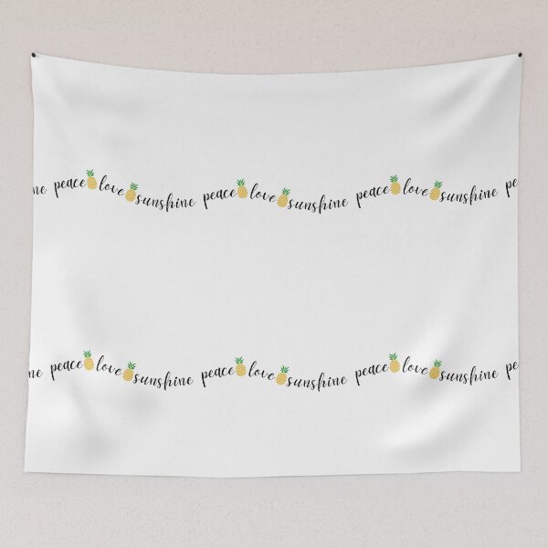 Item preview, Peace Love Sunshine Pineapple Hawaiian Summer Vacation designed and sold by CaitU.