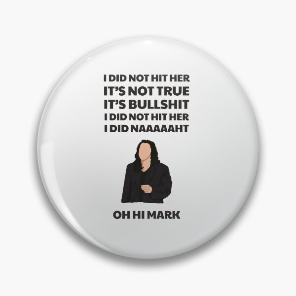Item preview, Room I did not hit her Sticker designed and sold by Exuberant307.