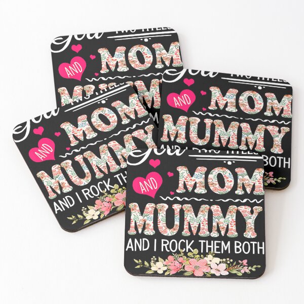 Item preview, God Gifted Me Two Titles Mom And Mummy Flower Mother's Day designed and sold by SethFrancis37.