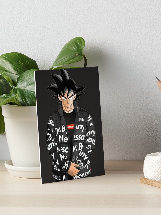 shittily drawn drip goku Art Board Print for Sale by ChotickZ