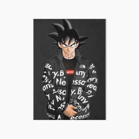 shittily drawn drip goku Art Board Print for Sale by ChotickZ