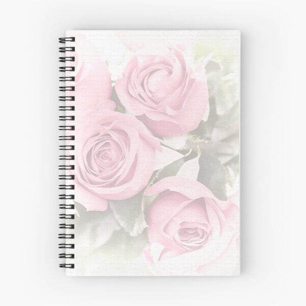 Artikelvorschau, Blumenmuster mit rosa Rosen entworfen und verkauft von Diane Macdonald.
