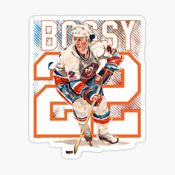 Hockey Legend Mike Bossy Classic  Sticker for Sale by DonnieVasse