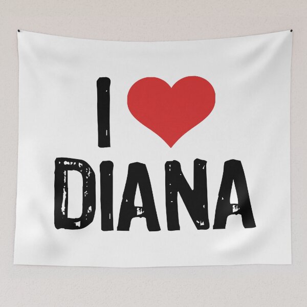 Item preview, I Love Diana designed and sold by The "I Love Everything" Shop.