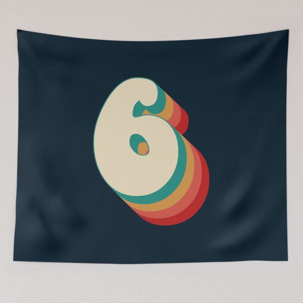 Item preview, Number 6 designed and sold by Texterns.