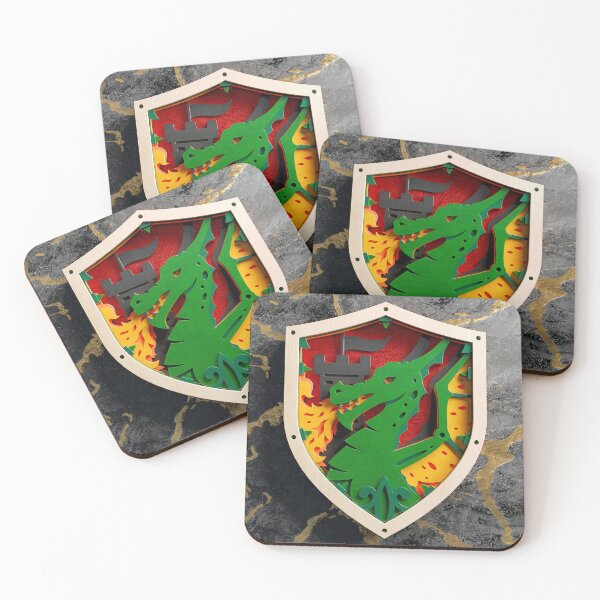 Item preview, Dragon Green designed and sold by Hell-Prints.
