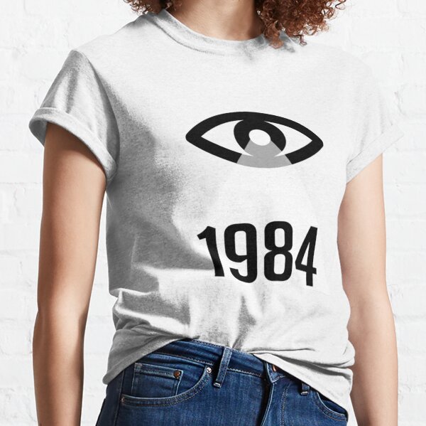 Vista previa del artículo con la obra «1984», diseñado y vendido por Aussenseiters.