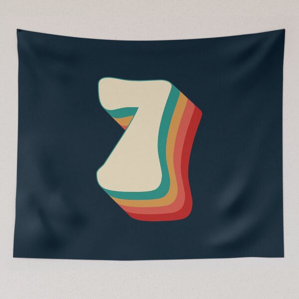 Item preview, Number 7 designed and sold by Texterns.
