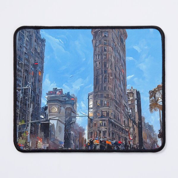 Item preview, New York and the Flatiron Building designed and sold by AM FineArtPrints.