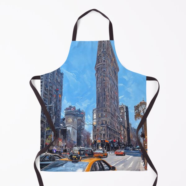 Item preview, New York and the Flatiron Building designed and sold by AM FineArtPrints.