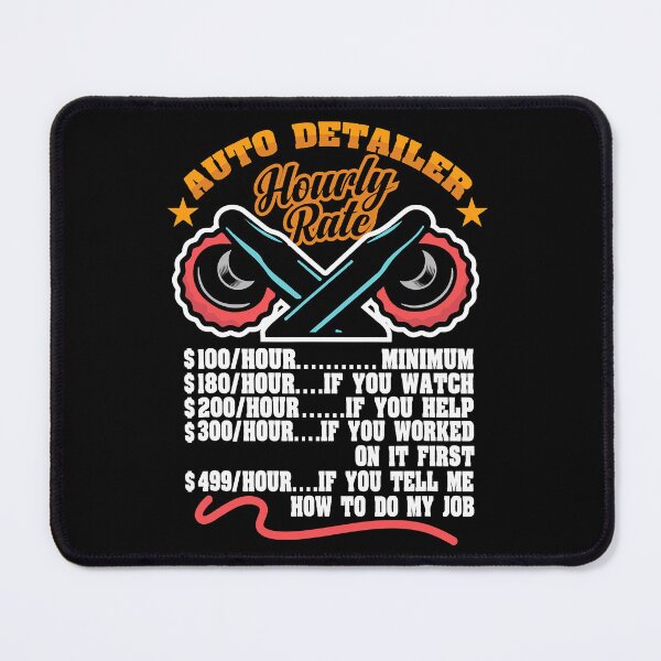 Item preview, Auto Detailer Hourly Rat Auto Detailing Car Detailer designed and sold by SoladoKinoto.