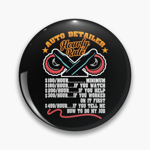 Item preview, Auto Detailer Hourly Rat Auto Detailing Car Detailer designed and sold by SoladoKinoto.