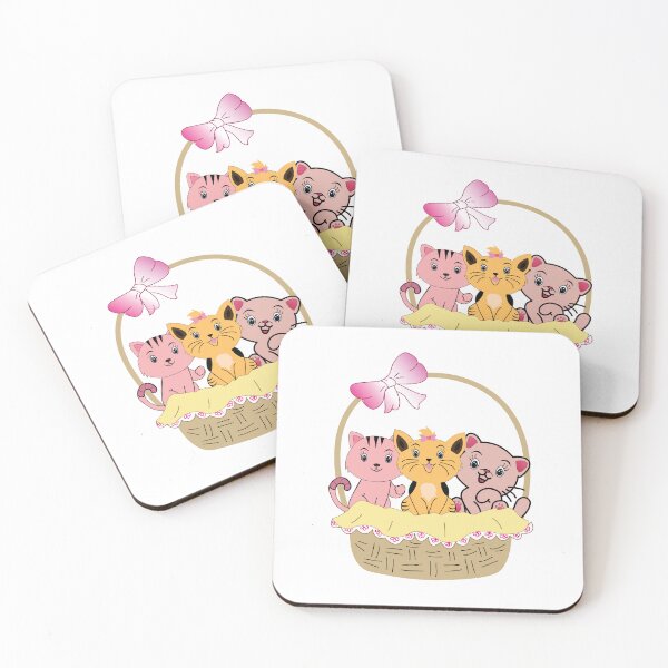 Item preview, Three cute cats in the basket designed and sold by DerFranke.