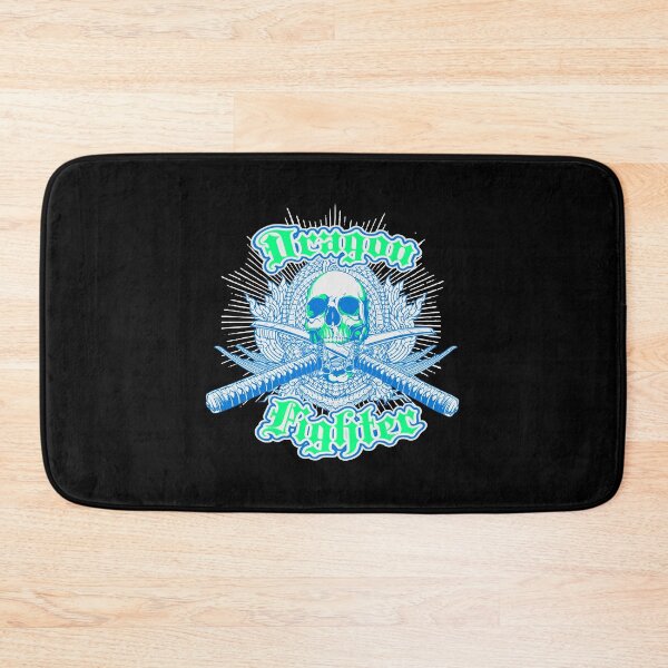 Item preview, Dragon Fighter - skull and two crossed katanas designed and sold by SoladoKinoto.