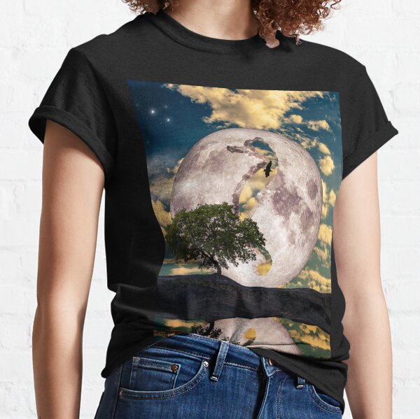 La Luna y El Caballito de mar Camiseta clásica