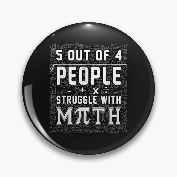 Artikelvorschau, 5 Out Of 4 People Struggle With Math Funny Math Teacher entworfen und verkauft von Evrard123123.