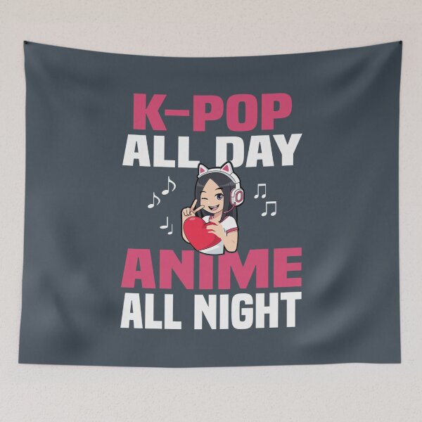 Item preview, KPop All Day Anime All Night designed and sold by BaoMatTRE.