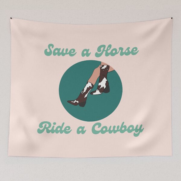 Item preview, Cowboy Bachelorette Party Save a Horse Ride a Cowboy designed and sold by mainsqueezemar.
