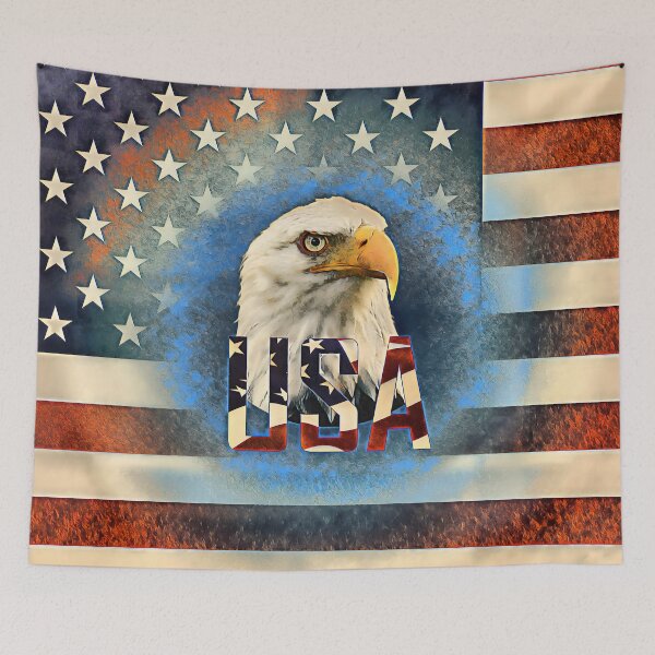 Item preview,  Eagle American flag designed and sold by umfhn.