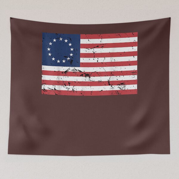 Artikelvorschau, Betsy Ross American 13 Star 1776 Flaggen-T-Shirt entworfen und verkauft von speyergusym.