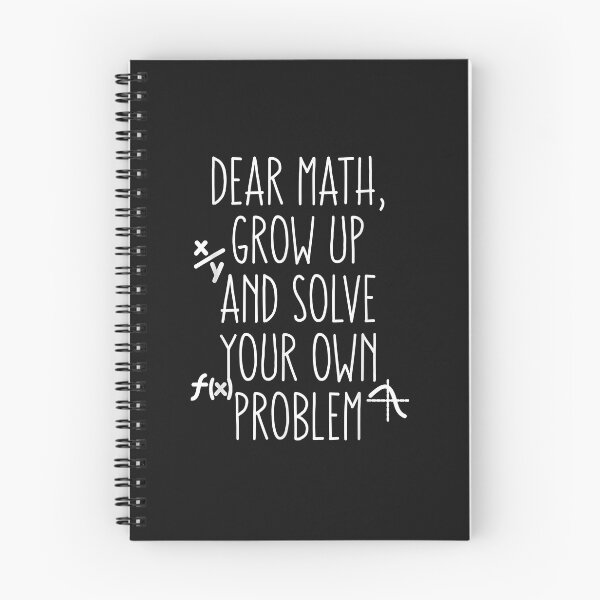 Item preview, Funny Math Quote for Girls Boys Teens Men Women Dear Math designed and sold by Nena12312.