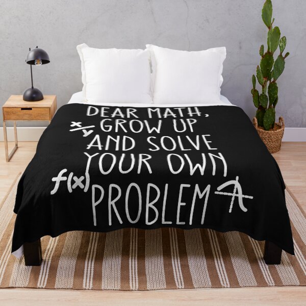 Item preview, Funny Math Quote for Girls Boys Teens Men Women Dear Math designed and sold by Nena12312.