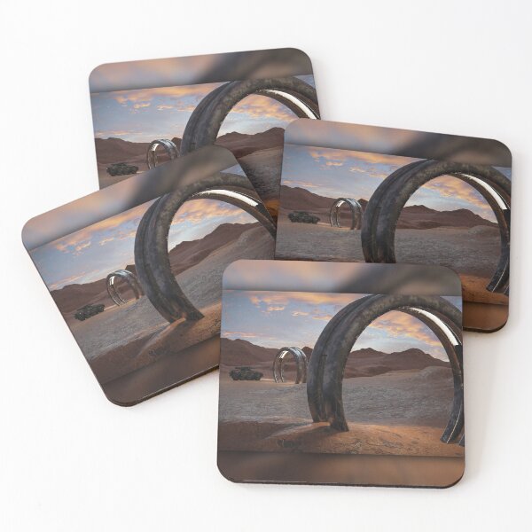 Item preview, dystopian ring portals designed and sold by coolArtGermany.