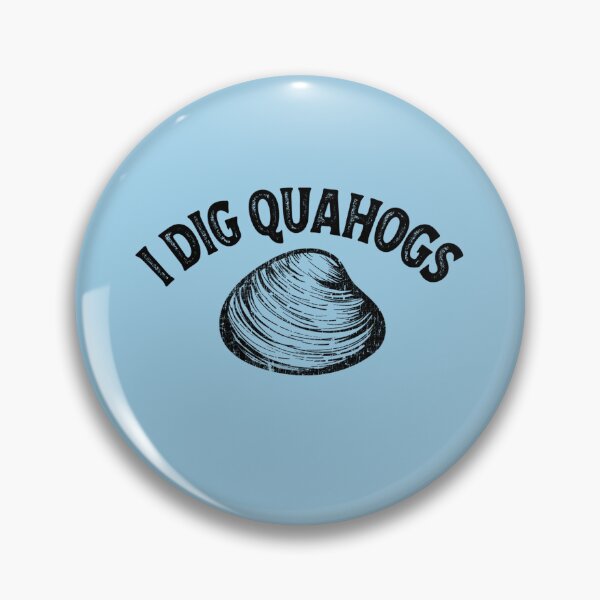 Item preview, I Dig  Quahogs Shellfish Digging Raking Shirt  Sticker designed and sold by ArianMusliu.
