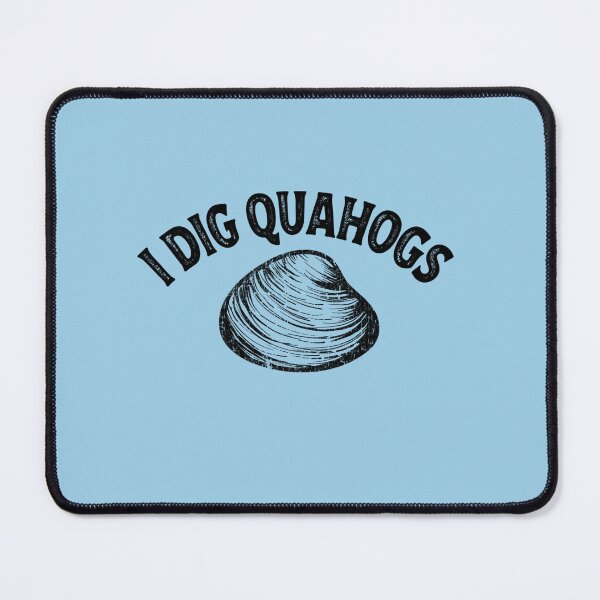 Item preview, I Dig  Quahogs Shellfish Digging Raking Shirt  Sticker designed and sold by ArianMusliu.