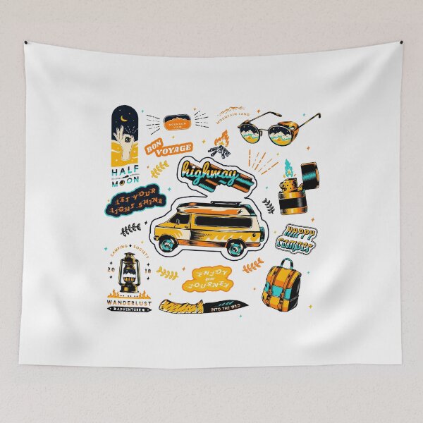 Item preview, Summer Camping Lover Traveling designed and sold by ZimbomDesigner.