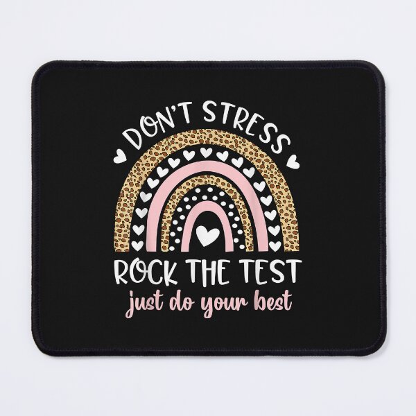 Item preview, Funny Test Day Rock The Test Rainbow Leopard Teacher Student designed and sold by Evrard123123.