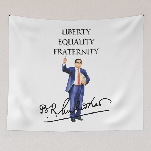 Item preview, Ambedkar - Liberty Equality Fraternity   designed and sold by KaeKason.
